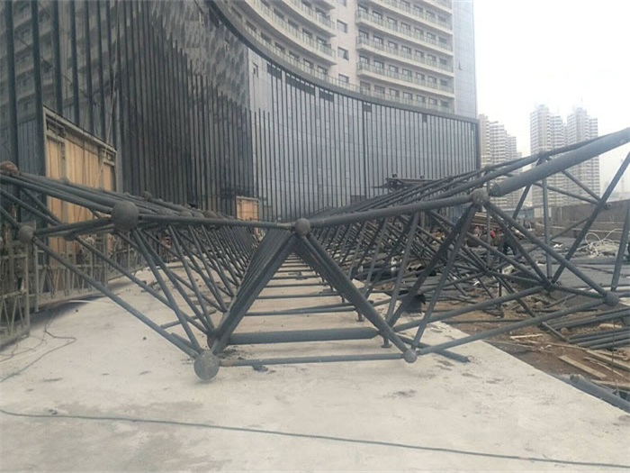 广安万豪酒店雨棚网架